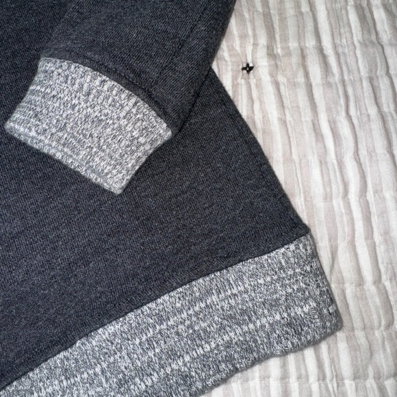 Cat & Jack Gray Collared Dress Sweater with Button Closure Size 8/10 Boys - Picture 2 of 4